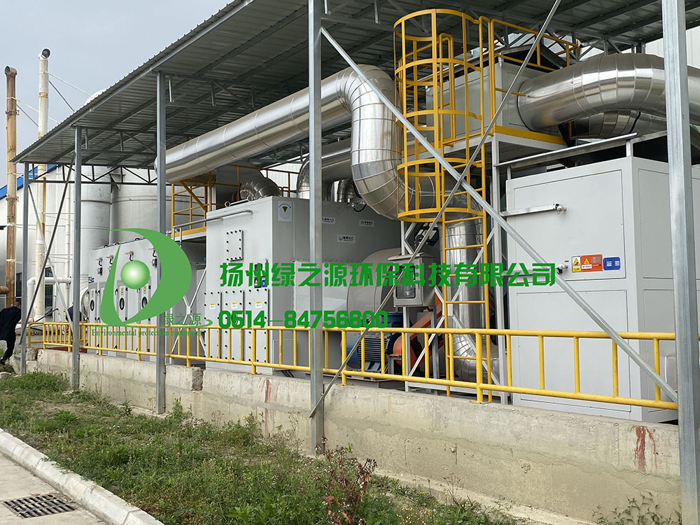四川4W風量沸石轉輪+催化燃燒裝置